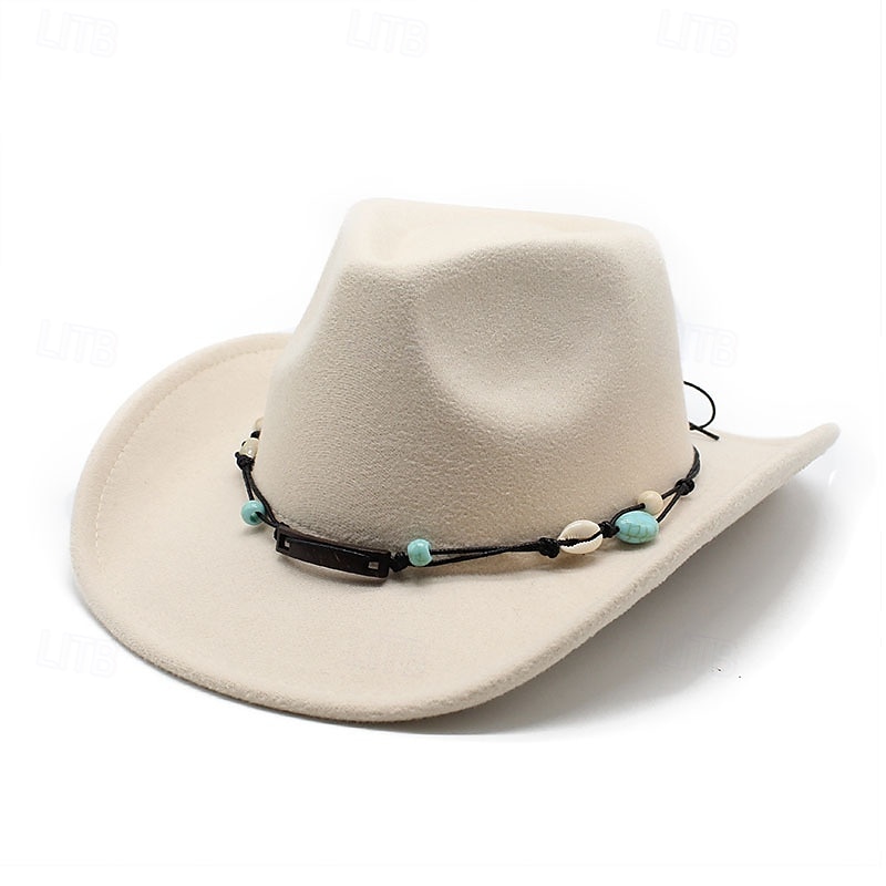 Safarihut Vintage Gürtel Cowboyhut Jazzhut Hand Westernhut Cowboyhut 2026 - $17.49 –P1