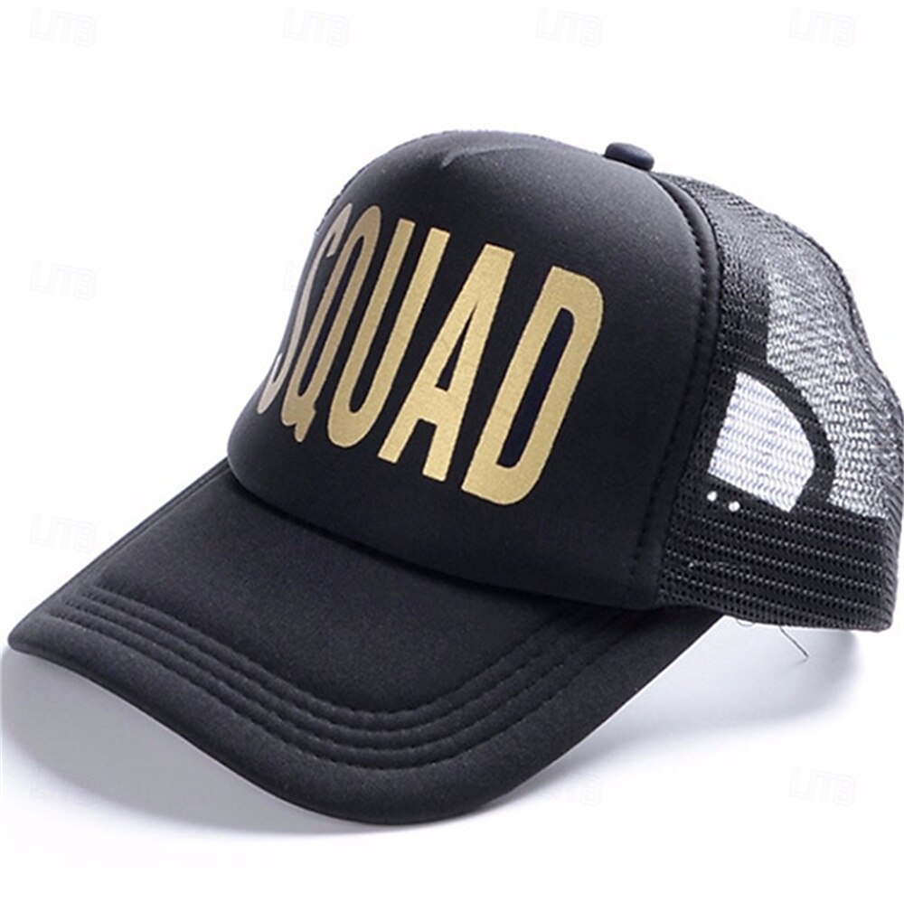 Chic BRIDE Print Baseball Cap for Women - Adjustable, Sun-Protective Mesh Trucker Hat with Breathable Design - Perfect for Spring & Summer Outings 2025 - $10.99 –P10
