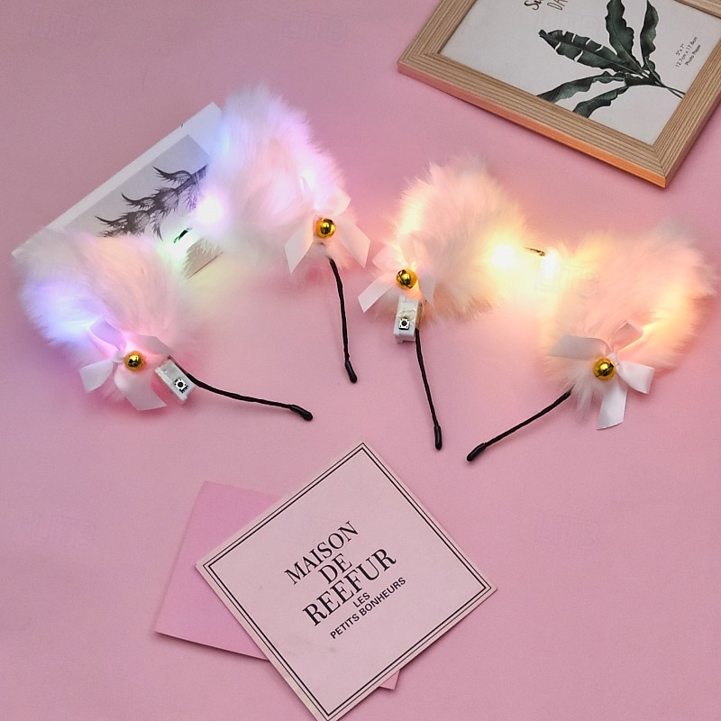 Carnival LED Light-Up Flower Crown Headband, Glowing Hair Hoop for Women, Girls, Kids Festival, Concert, Party & Costume Accessory 2026 - kr.90 –P10
