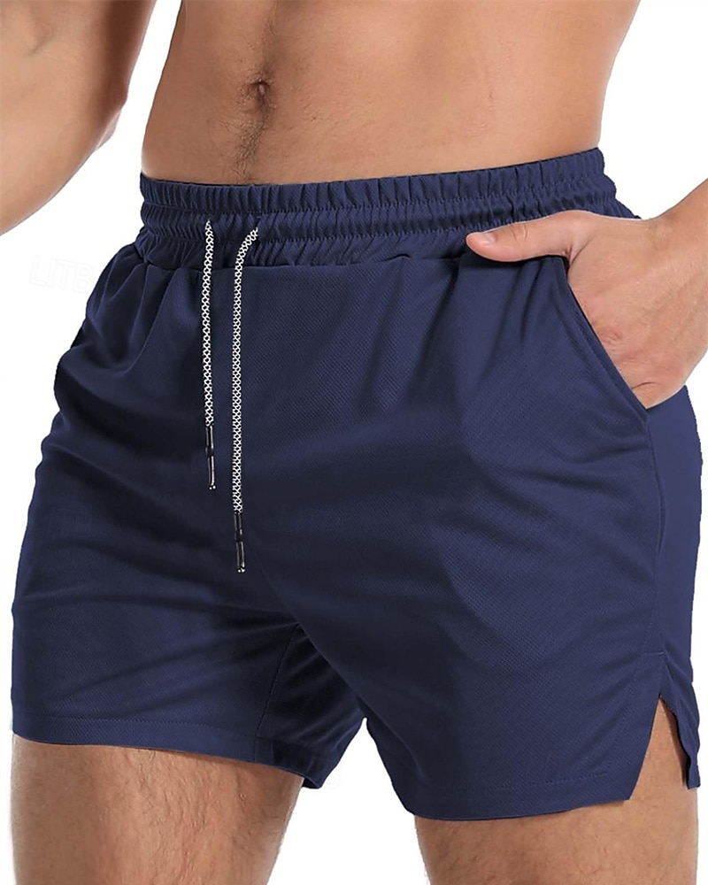 Per uomo Pantaloncini attivi Pantaloncini da sudore Pantaloncini Pantaloncini estivi Tasche A cordoncino Vita elastica Liscio Comfort Breve Sportivo Giornaliero Per uscire Di tendenza Informale Verde del 2026 a $14.99 –P5
