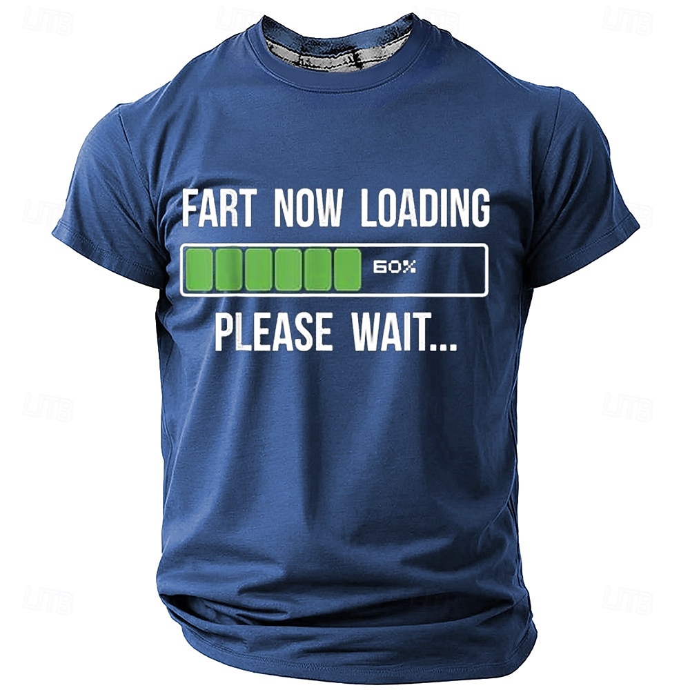 Herr Rolig T-shirt Kortärmad T-shirt 3D-tryck Rund hals Skjorta Mode Dagligen Gata Dagligen Svart Blå Grön Sommar Vår Kläder S M L XL XXL XXXL 2025 - $17.99 –P3