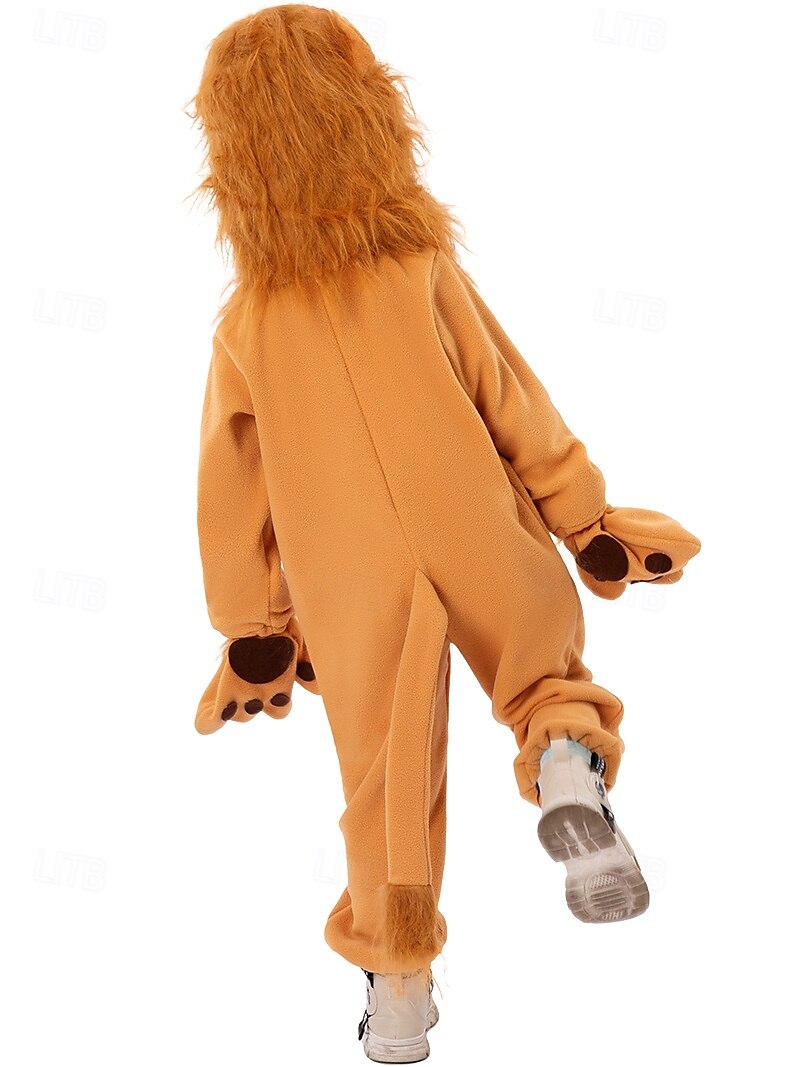 Lev Cosplay kostým Úbory Legrační kostýmy Dětské Chlapecké Dívčí cosplay Výkon Párty předvečer Všech svatých Karneval Mardi Gras Jednoduchý karnevalový kostým 2025 - $40.99 –P2