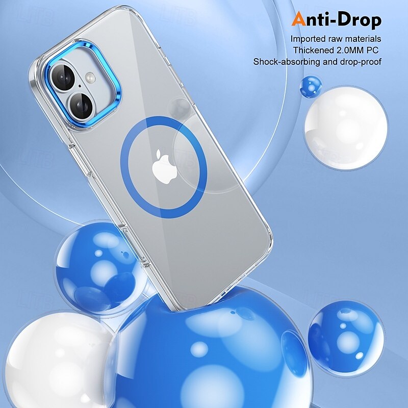 телефон Кейс для Назначение iPhone 16 Про Макс Плюс Айфон 15 Про Макс Плюс iPhone 14 13 12 Pro Max Plus Кейс на заднюю панель Магнитный Поддержка беспроводной зарядки Ретро Закаленное стекло 2025 - $18.99 –P3