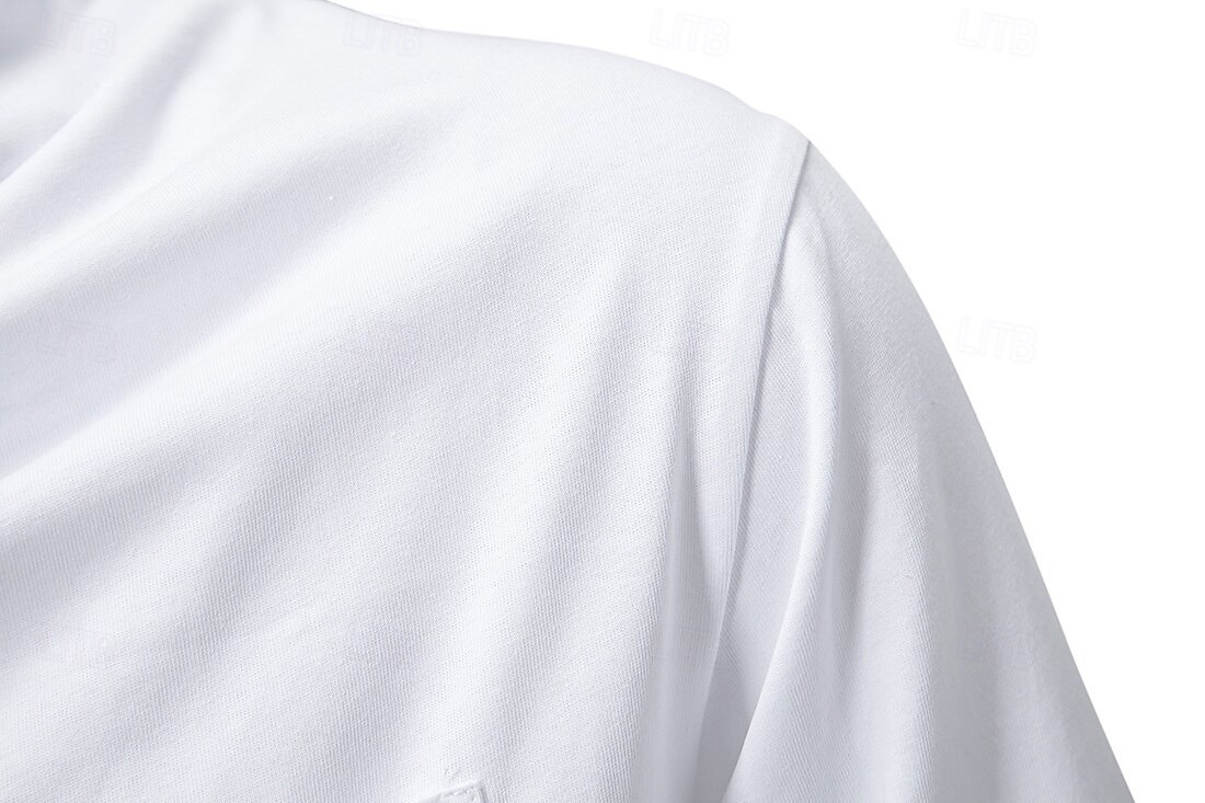 Men's Tee Tee Top Long Sleeve Shirt Long Sleeve Crew Neck Spring &  Fall Plain Fashion Designer Sexy Vacation Street Going out Black White Dark Grey Top Tee for Men 2025 - $32.99 –P4