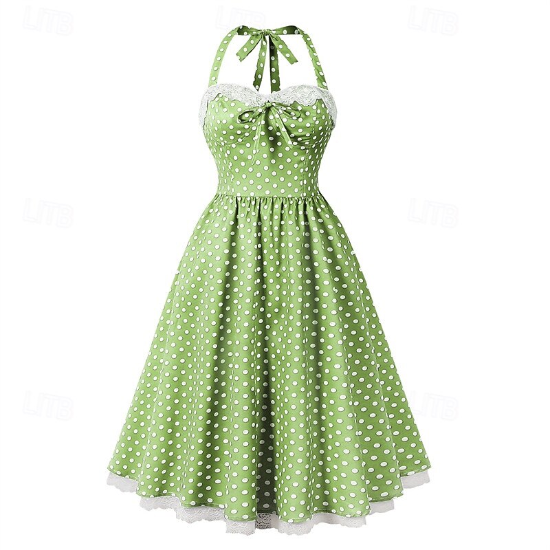 green rockabilly dress 1950s Misses Simplicity Sewing Pattern 1683 Misses Rockabilly Dress –  Vintage4me2 main image 1