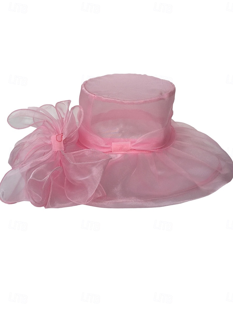 Hats Tulle Bowler  Cloche Hat Wedding Elegant Vintage Tulle Headpiece Headwear Hats Race Day Dress 2025 - $30.99 –P6