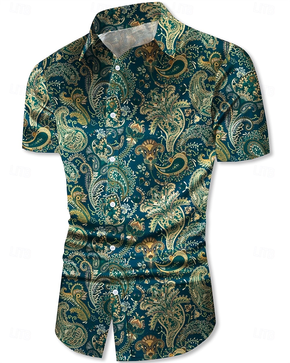 Retro 70. léta Tričko Aloha košile Hippie Kašmírový vzor Pánské Dovolená Párty Pride Parade Dospělé Tričko 2025 - $20.99 –P3