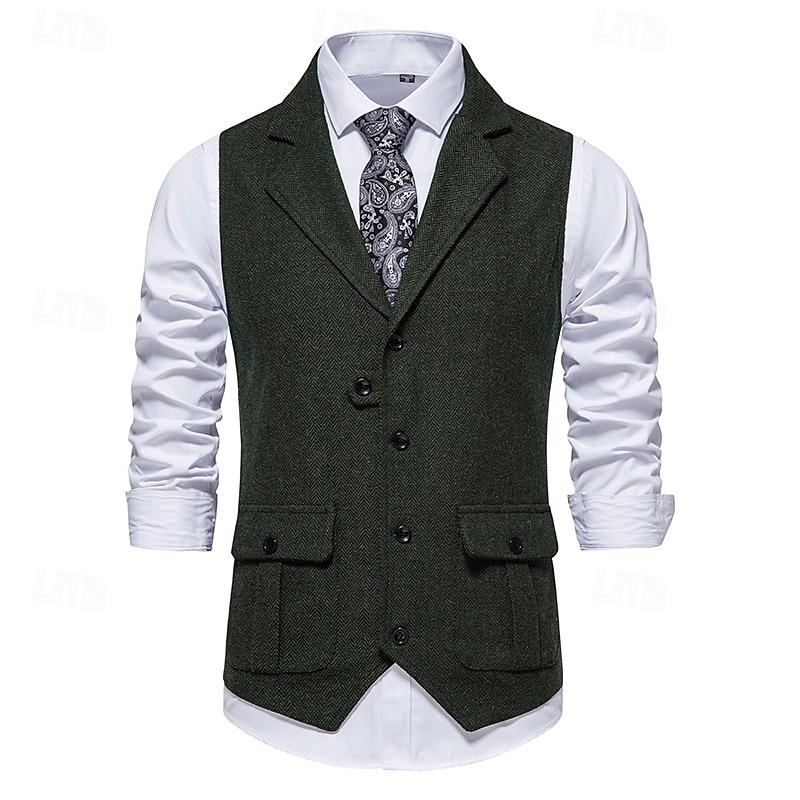 Classique Rétro Vintage Années 1920 Veste Gilet Gatsby le Magnifique Déguisement Homme Carnaval Mascarade Mariage Soirée robe demoiselle d honneur Adulte Gilet Printemps Automne de 2026 ? $41.99 –P6