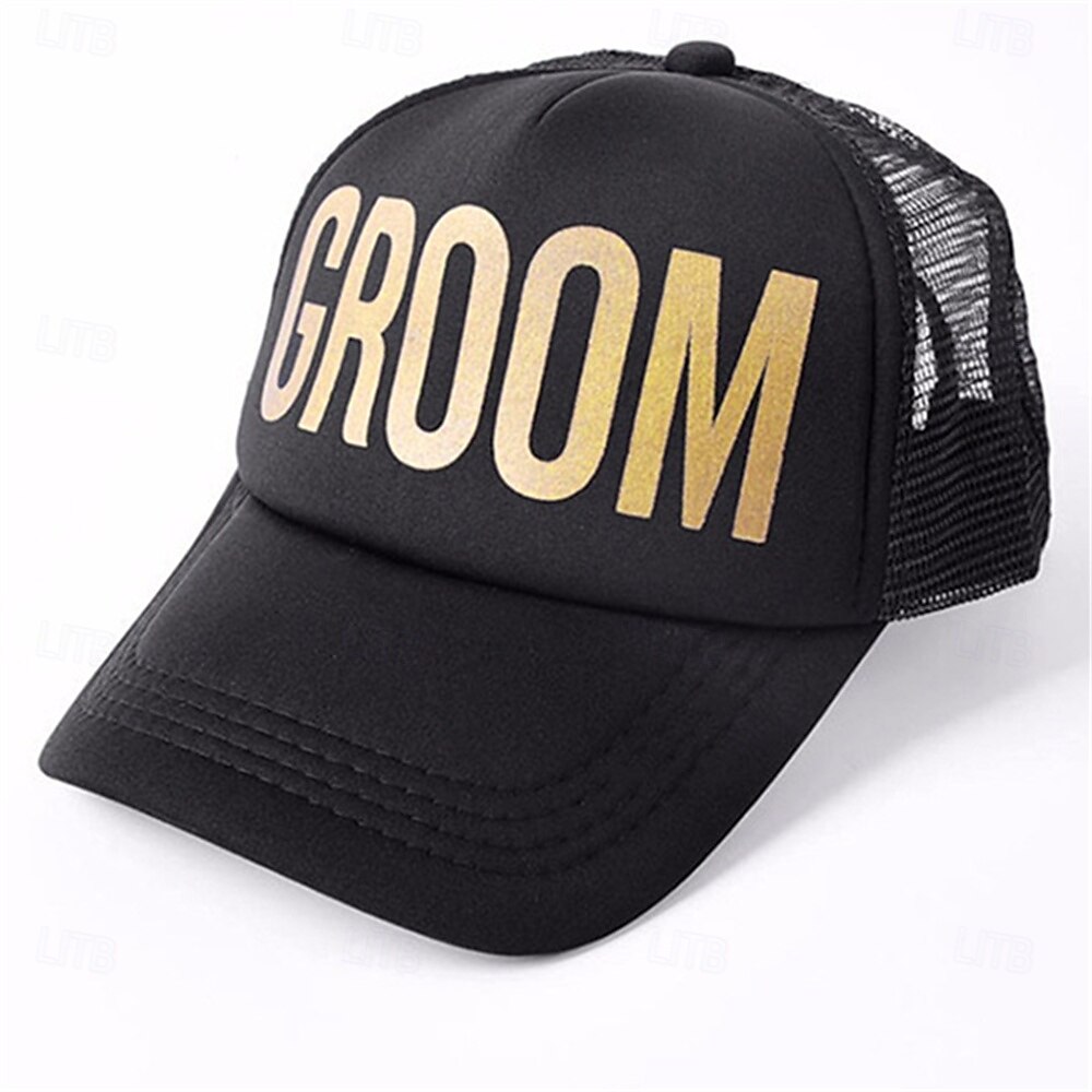 Chic BRIDE Print Baseball Cap for Women - Adjustable, Sun-Protective Mesh Trucker Hat with Breathable Design - Perfect for Spring & Summer Outings 2025 - $10.99 –P13