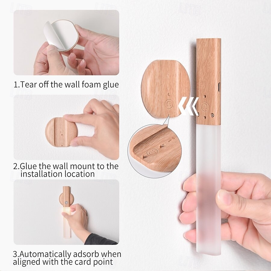 Portable Power Bar Light Wall-Mounted Motion Sensor Night Light Minimalist Romantic Handheld Atmosphere Lighting for Indoor and Outdoor Use 2025 - $19.49 –P4