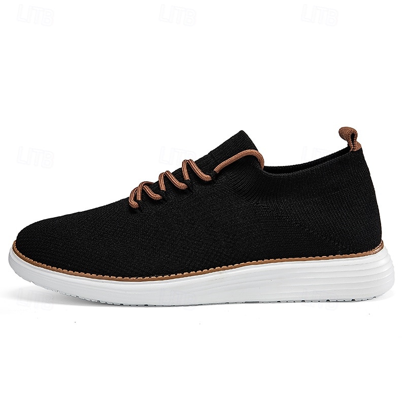 marineblaue Strick-Sneaker für Herren mit Schnürung und gepolsterter Sohle für bequemes Tragen im Alltag 2025 - $34.99 –P7