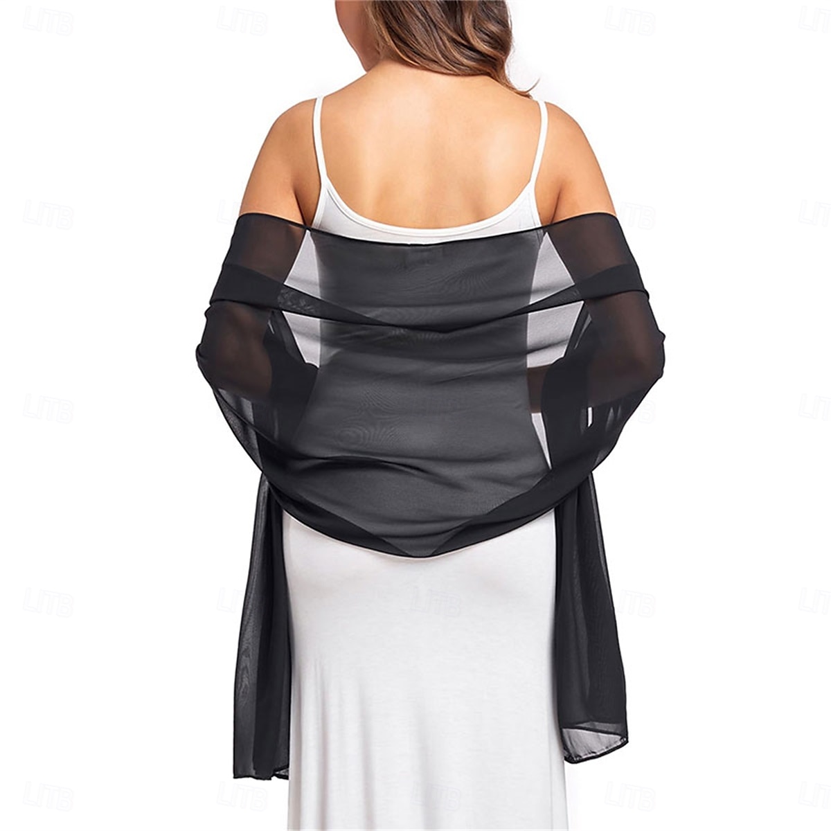 écharpes en mousseline douce, châles et écharpes pour robes de soirée, châles de mariage, écharpes de mariée pour femmes de 2025 ? $24.99 –P2