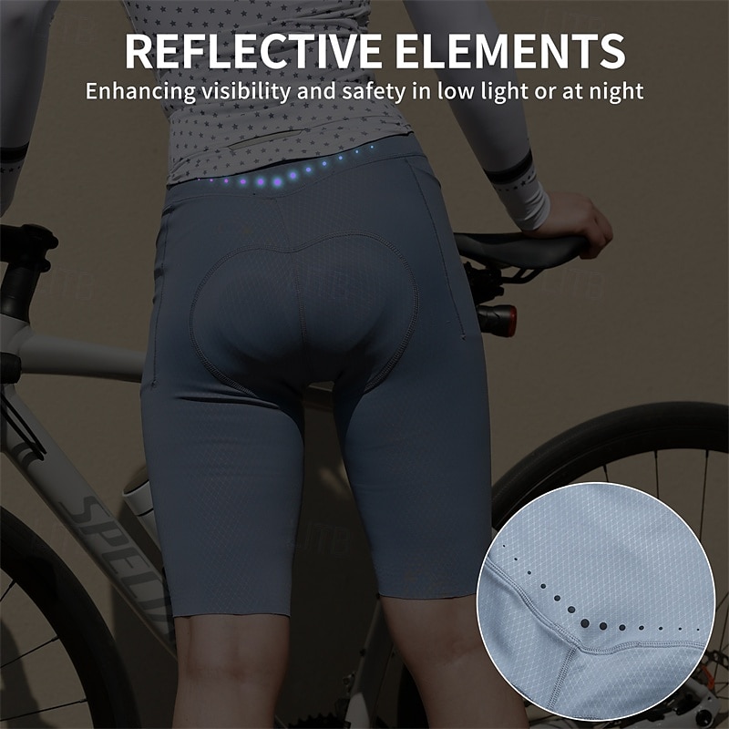 WOSAWE Homens Calções de bicicleta Bermudas Acolchoadas Para Ciclismo Moto Calção Shorts acolchoados / camurça Assenta Relaxadamente Esportes Respirável Secagem Rápida Confortável Preto Azul Roupa de 2025 por $49.59 –P3