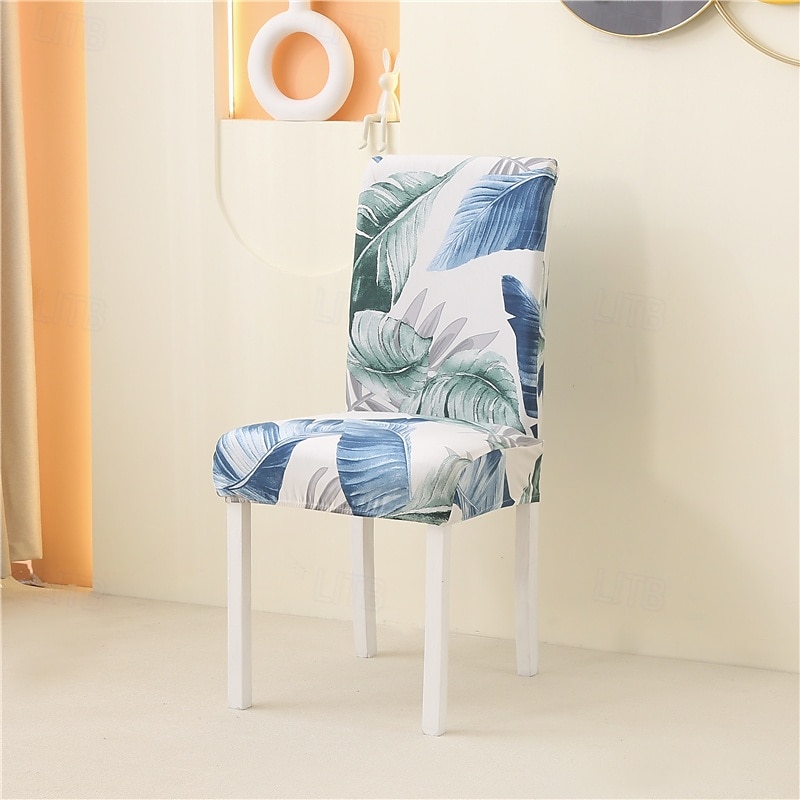 Funda para silla de comedor, súper ajustada, elástica, extraíble, lavable, corta, funda protectora para silla de comedor, funda para asiento para hotel, comedor, ceremonia, banquete, fiesta de bodas 2025 - $14.49 –P8