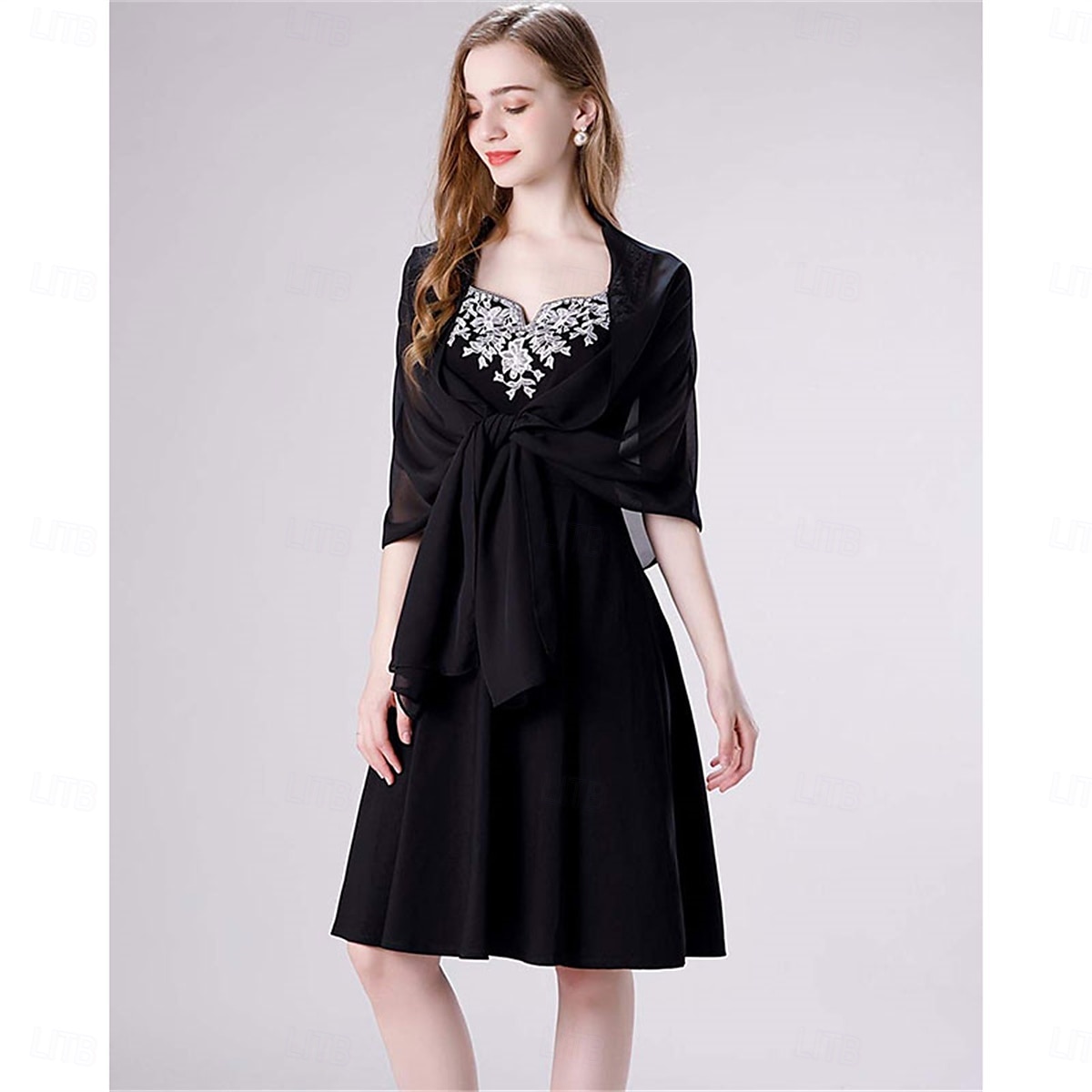écharpes en mousseline douce, châles et écharpes pour robes de soirée, châles de mariage, écharpes de mariée pour femmes de 2025 ? $24.99 –P3