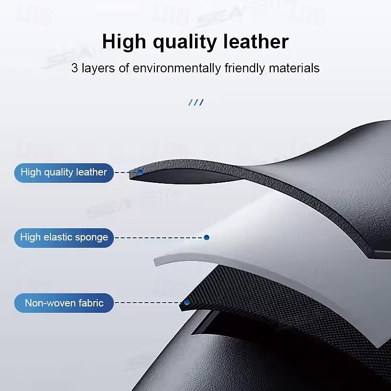 Car Trunk Organizer Hanging Backseat Storage Bag Hook and Loop Fastener Leatherette Storage Pocket for SUV/MPV/Truck 2025 - €34.62 –P4