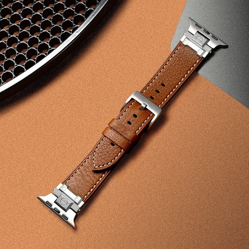 Solo Loop Compatible with Apple Watch band 38mm 40mm 41mm 42mm 44mm 45mm 49mm Adjustable PU Leather Strap Replacement Wristband for iwatch Ultra 2 Series 9 8 7 SE 6 5 4 3 2 1 2025 - $29.99 –P9