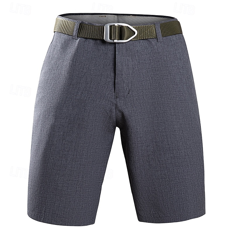 Per uomo Pantaloncini Pantaloncini eleganti Tasche Gamba dritta Liscio Comfort Senza ferro Lunghezza del ginocchio Ufficio Attività commerciale Giornaliero Di tendenza Streetwear Grigio fumo Nero del 2025 a $17.99 –P7