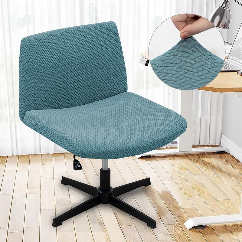 Armless Chair Cover, Cat Scratch Proof Soft Office Desk Chair Slipcovers Washable Work Chair Cover for Office Computer Gaming Chair 2025 - $8.99 –P2