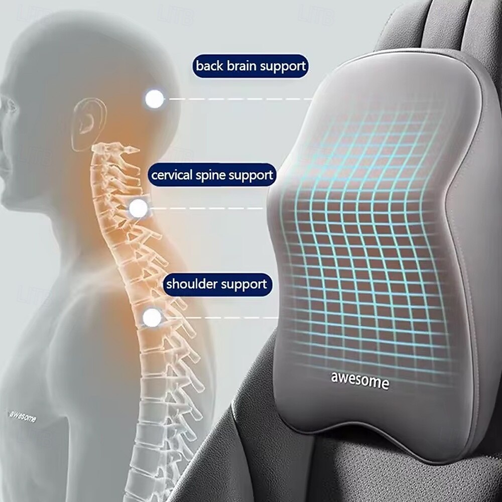 1 PC / 2PCS Car Lumbar Back Support Headrest Neck Pillow Memory Foam Lumbar Pillow Universal Soft Neck Pillows Cushion Car Supplies 2025 - $105.99 –P8