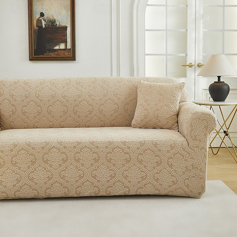 Elastic Jacquard Fabric Sofa Cover Stretch Couch Cover Sectional L Shape Sofa Slipcover Corner Case for Living Room 1/2/3/4 Seat 2025 - $42.99 –P7
