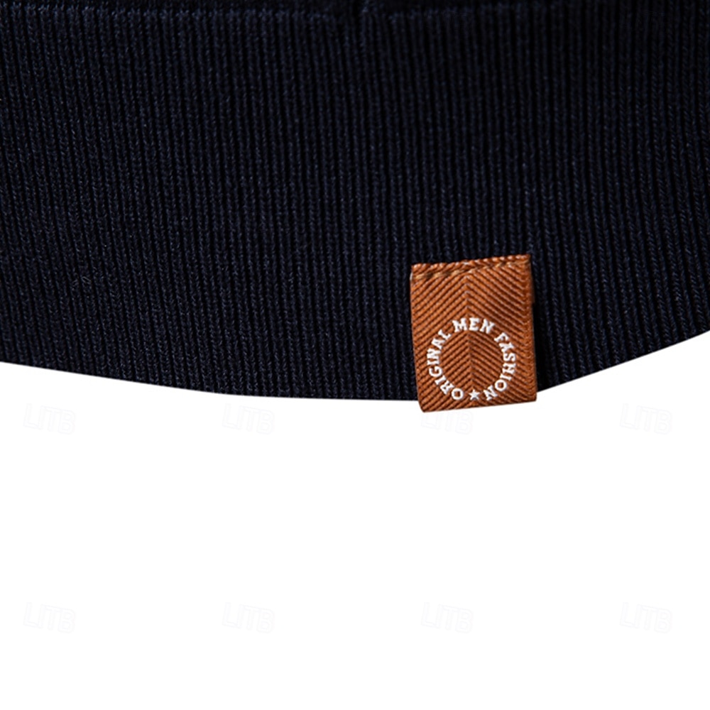 Miesten Polo Neulo poolo Muodollinen Työ Sänkyjen avaus Neljänneksen postinumero Lyhythihainen Yhtenäinen väri Sulkea jnk vetoketju Kevät Tumman harmaa Musta Valkoinen Laivaston sininen Khaki Harmaa 2025 - $27.99 –P13