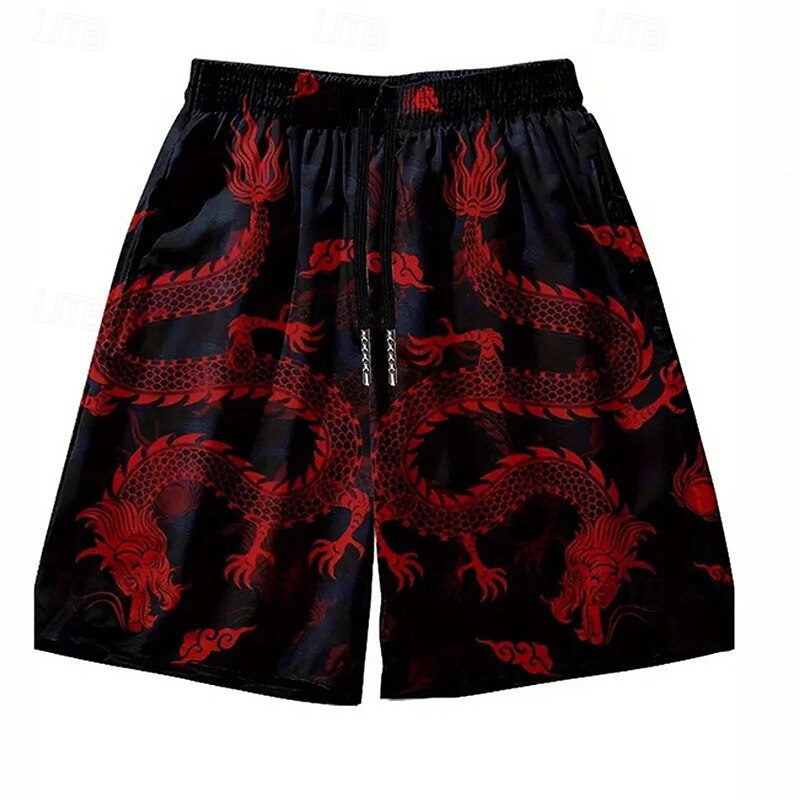 Homens Calção Justo de Natação Shorts de Natação Tecido elástico de 4 vias Bermuda de Surf Calças Com Cordão Com bolsos Natação Surfe Praia Esportes Aquáticos Estampado Verão Primavera de 2025 por $12.99 –P1