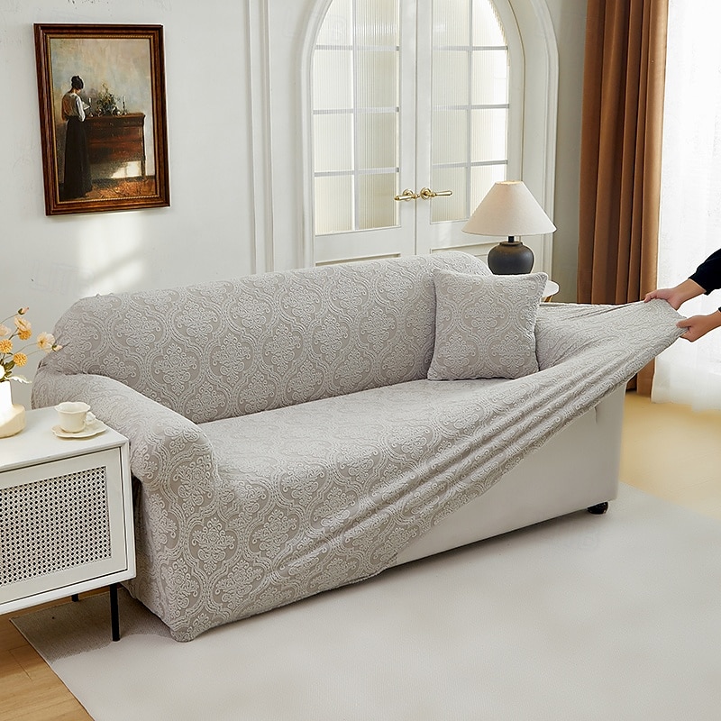 Elastic Jacquard Fabric Sofa Cover Stretch Couch Cover Sectional L Shape Sofa Slipcover Corner Case for Living Room 1/2/3/4 Seat 2025 - $42.99 –P17