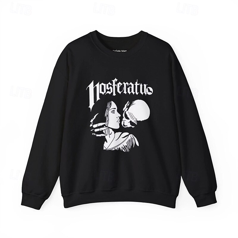 Nosferatu Upír Drákula Mikina Pullover Postavička Grafika Pro Pánské Dámské Unisex Dospělé Plesová maškaráda Horká ražba Běžné / Denní 2025 - $23.99 –P4