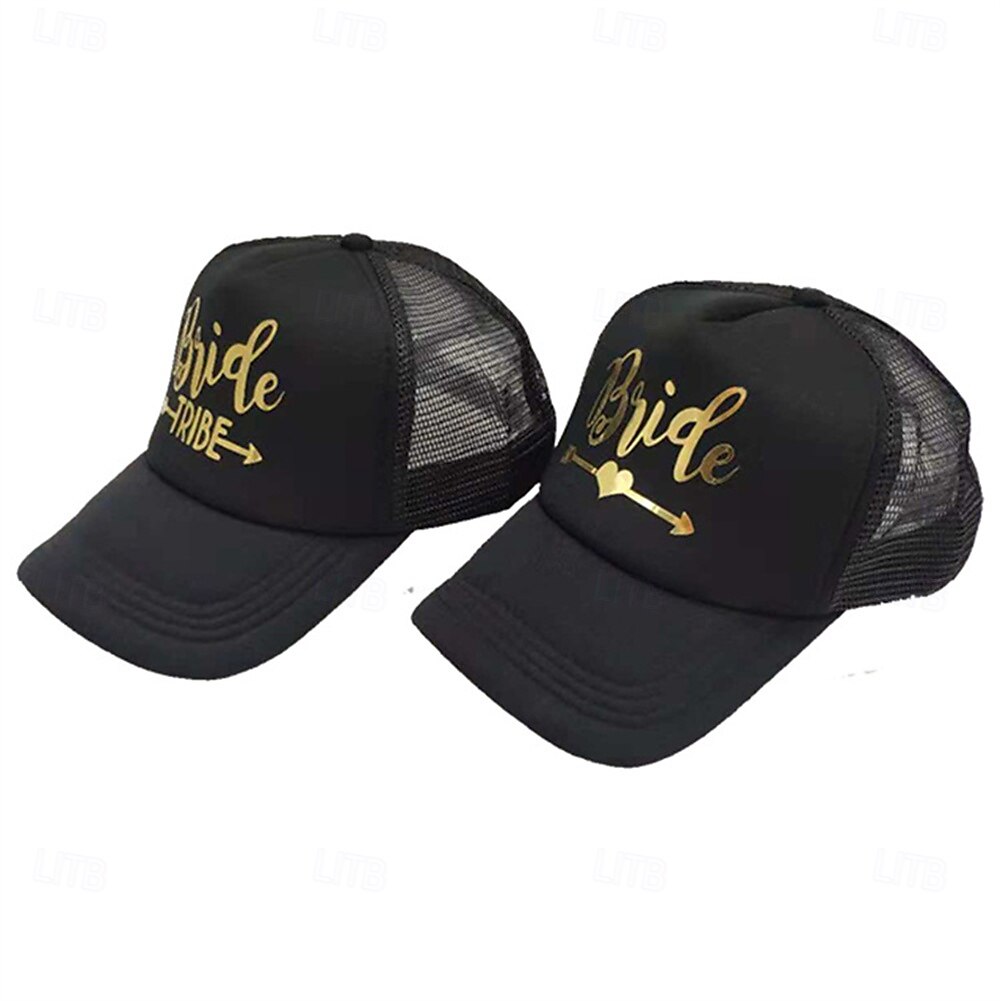 Chic BRIDE Print Baseball Cap for Women - Adjustable, Sun-Protective Mesh Trucker Hat with Breathable Design - Perfect for Spring & Summer Outings 2025 - $10.99 –P3