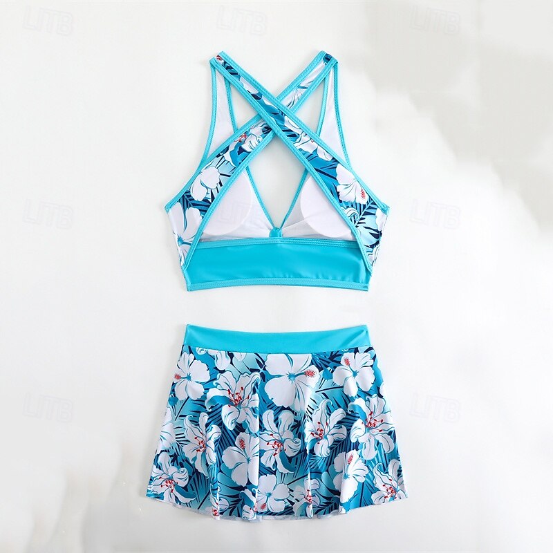 Femme Tankini Maillot De Bain Deux Pièces Dos Nu Maillots de Bain Mosaïque Maillots de Bain Noir Jaune Respirable Séchage rapide Poids Léger Sans Manches - Natation Surf Plage Eté Printemps de 2025 ? $21.59 –P10