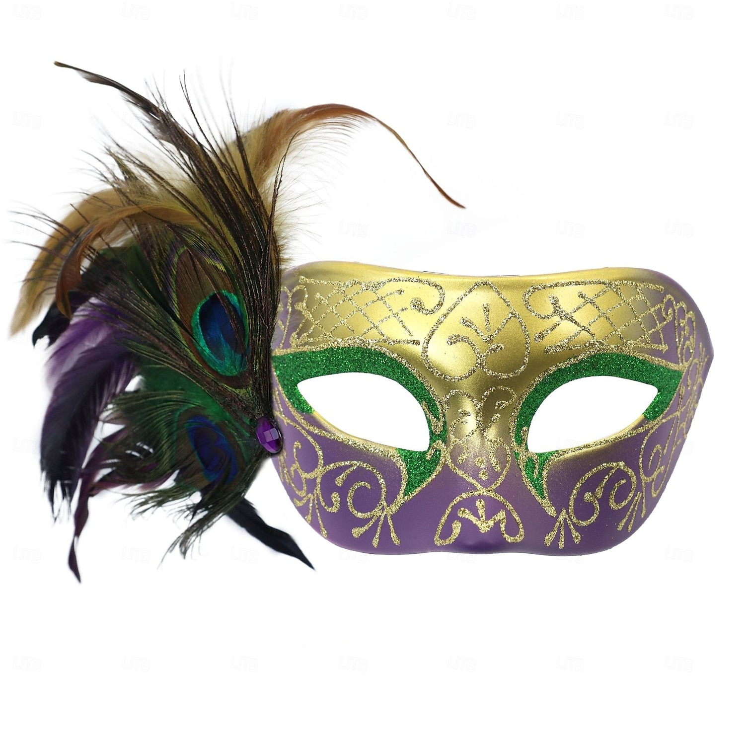 Karnevalová maska Maska Halloween rekvizity Dospělé Dámské Poloviční obličej Výkon Párty Plesová maškaráda Karneval Mardi Gras Jednoduchý karnevalový kostým 2025 - $20.99 –P6