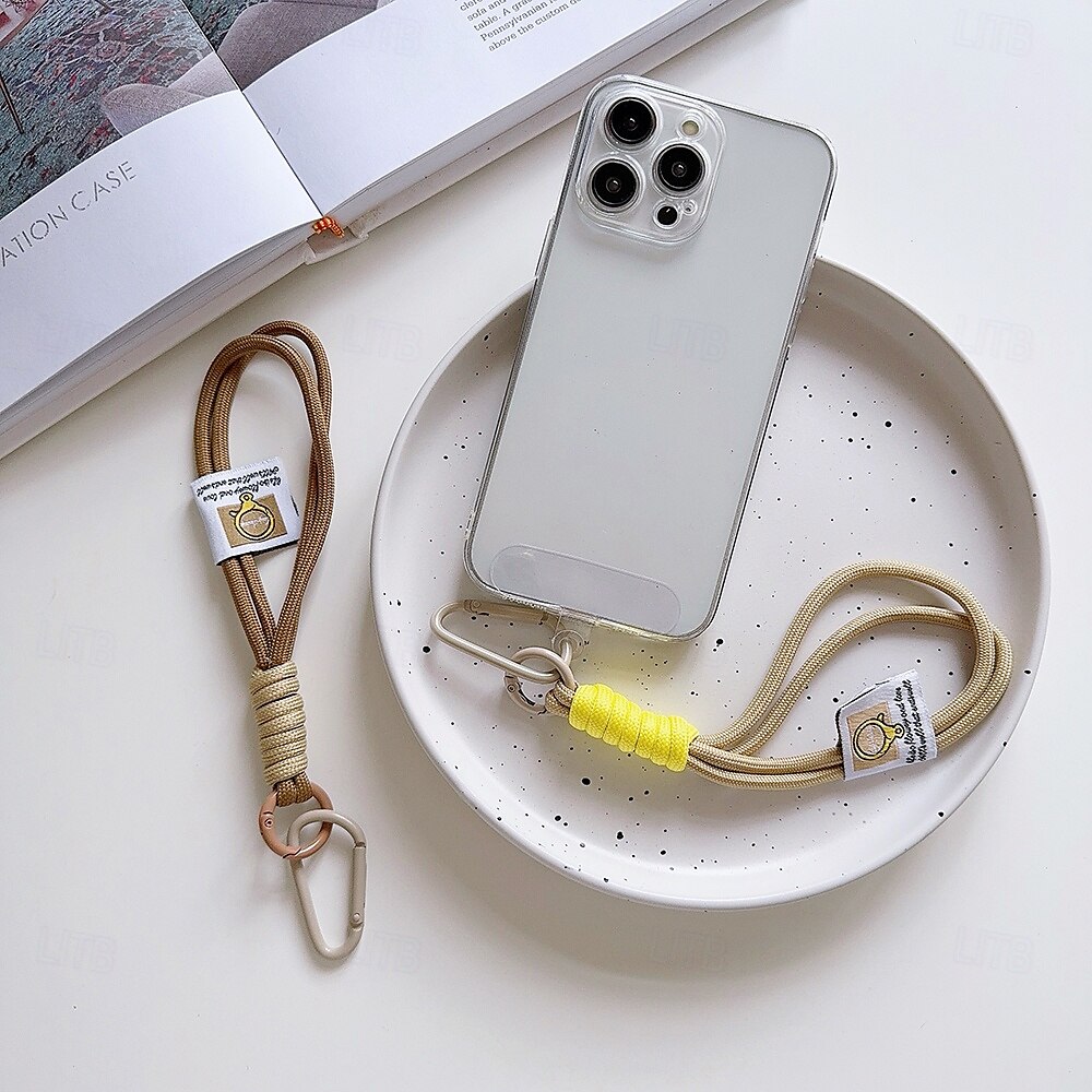 1pc Short Colorful Braided Mobile Phone Rope Decorative Fashion Camera Anti-Loss Rope Mobile Phone Rope Bag Accessories Keychain Suitable for Daily Decoration Travel and Vacation 2025 - $10.99 –P3