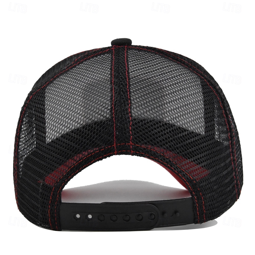 Men's Baseball Cap Sun Hat Trucker Hat Mesh Cap Black Blue Cotton Adjustable Fashion Daily Wear Festival Fish Casual / Daily 2025 - $10.49 –P3