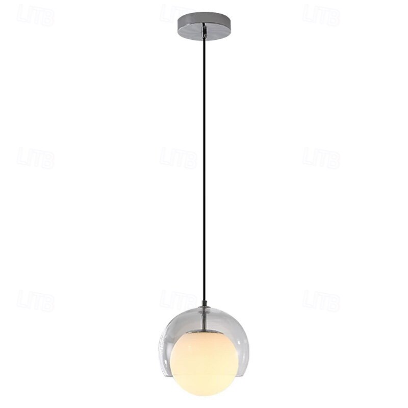 20 cm Proiectare glob Design cerc / rotund Design Lanternă Lumini pandantiv Metal Sticlă Stil Artistic Stil modern Clasic Epocă Țara 110-120V 220-240V 2025 - $160.99 –P7