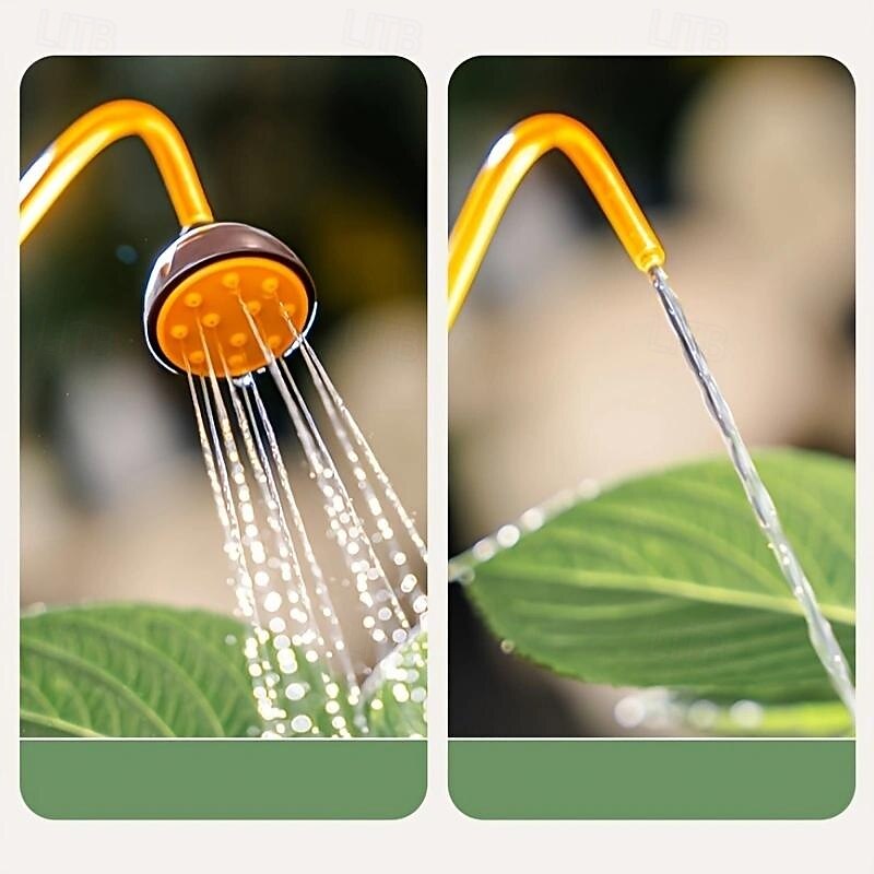 annaffiatoio con doccetta staccabile - ugello lungo flessibile, grilletto a pressione, irrigatore per piante in plastica trasparente per interni &giardinaggio all'aperto del 2025 a $6.99 –P6