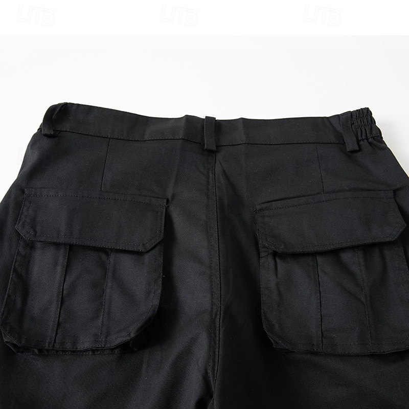 Per uomo Pantaloncini modello cargo Pantaloncini Maglia da escursione Vita elastica Multi tasca Color Block Liscio Traspirante Indossabile Lunghezza del ginocchio Esterno Informale Giornaliero Di del 2025 a $20.99 –P6