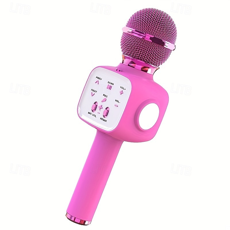kézi vezeték nélküli bluetooth mikrofon ktv karaoke mikrofon hangszóróval ios Android telefon számítógéphez 2025 - $23.99 –P1