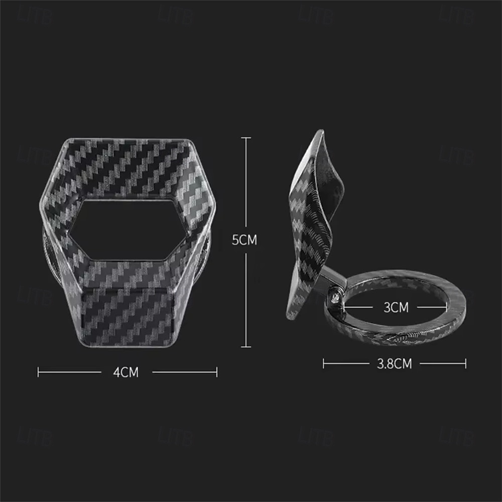 Carbon Fiber Car Engine Start Stop Switch Button Cover Ignition Anti-scratch Protection Decorative Car Auto Accessories Interior Car-Styling 2025 - $11.99 –P9