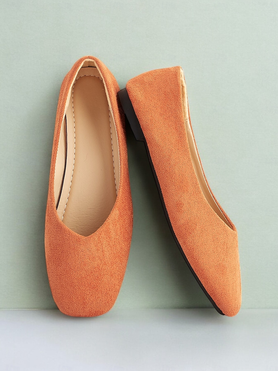 pantofi cu slip-on clasici pentru femei din piele intoarsa artificiala pentru uzura de zi cu zi, birou si calatorii 2025 - $18.99 –P1