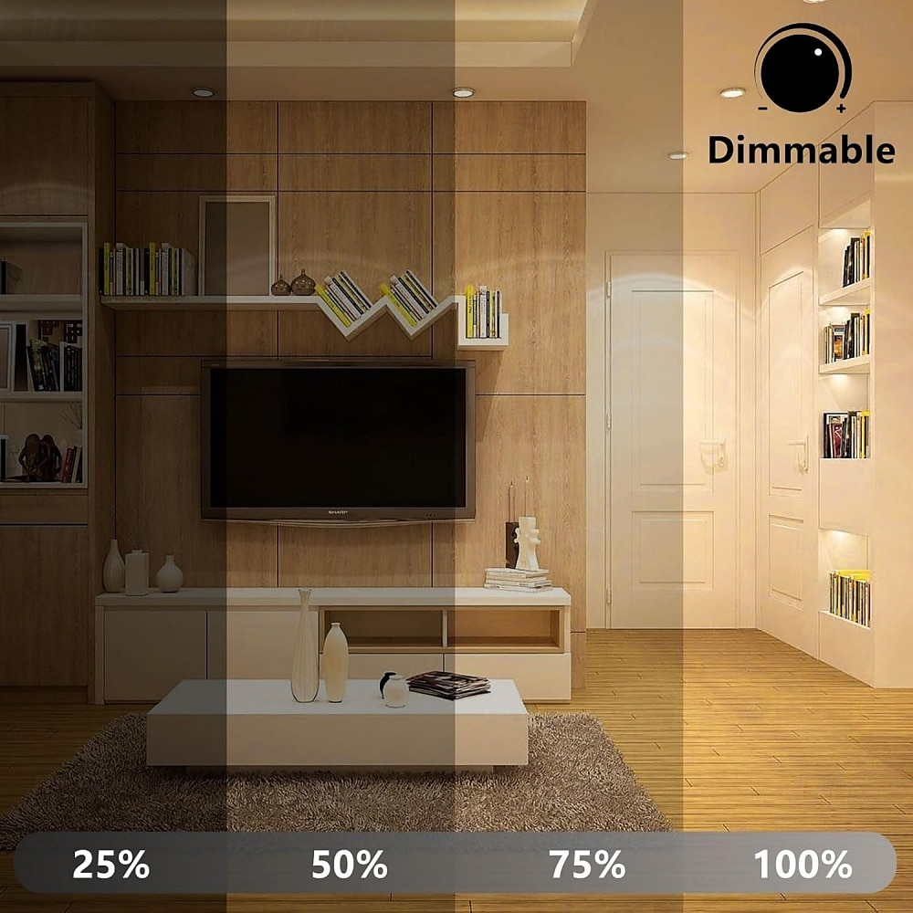 2026年 １０個 50 W ハロゲン電球 680 lm GU5.3 MR16 1 LEDビーズ 12 V  コレクション – $18.99 –P5