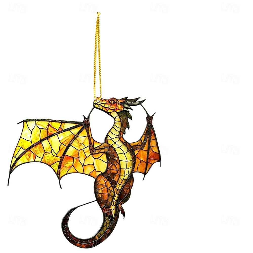 pandantiv din acrilic artă din seria dragonului starfire - decor pandantiv mașină 2025 - $19.99 –P5