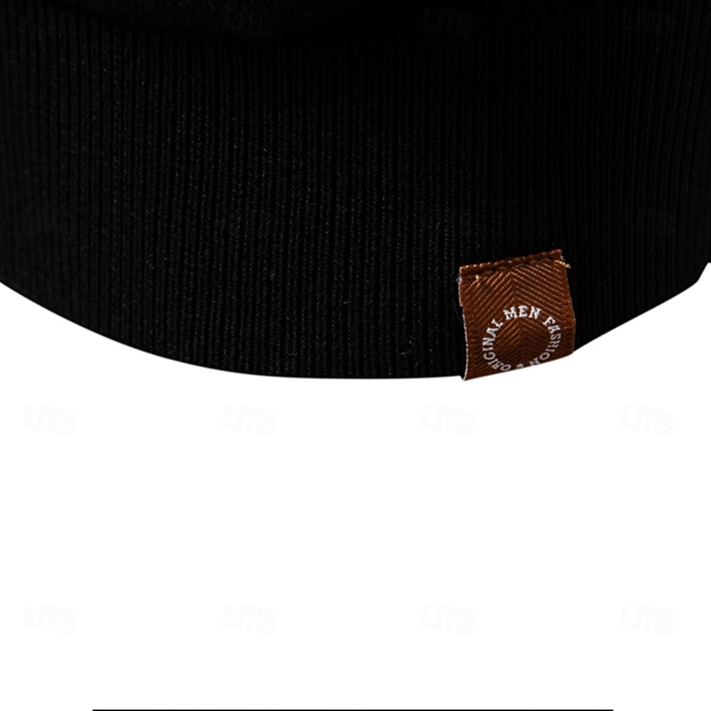 Men's Polo Knit Polo Sweater Formal Work Turndown Quarter Zip Short Sleeve Striped Zip Up Stripe-Trim Spring Black White Khaki Polo 2025 - $28.99 –P26