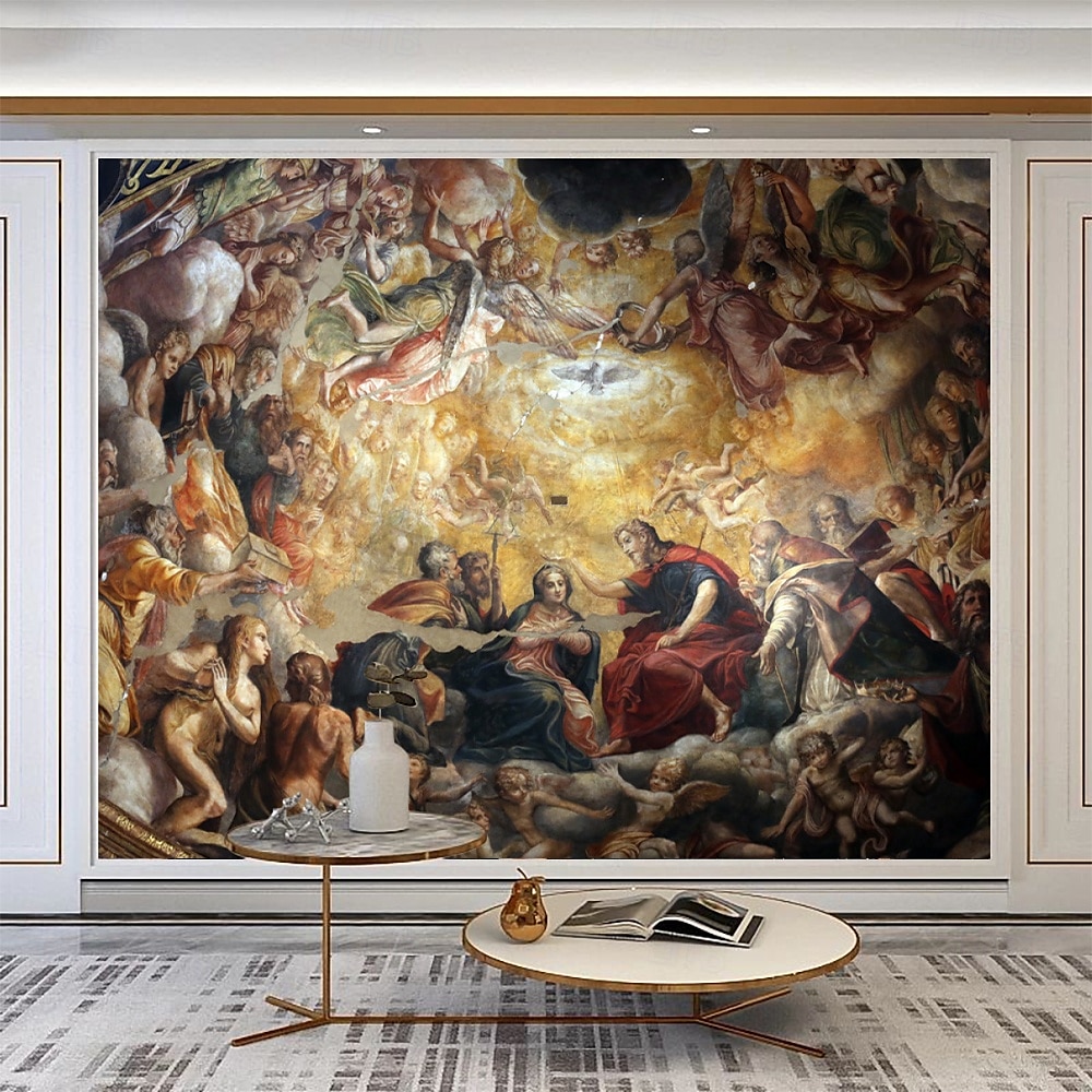 Medieval Art 3D Wallpaper Home Decoration Wall Mural Roll Peel and Stick Removable PVC/Vinyl Material Self Adhesive/Adhesive Required Wall Decor for Living Room 2025 - $12.99 –P12
