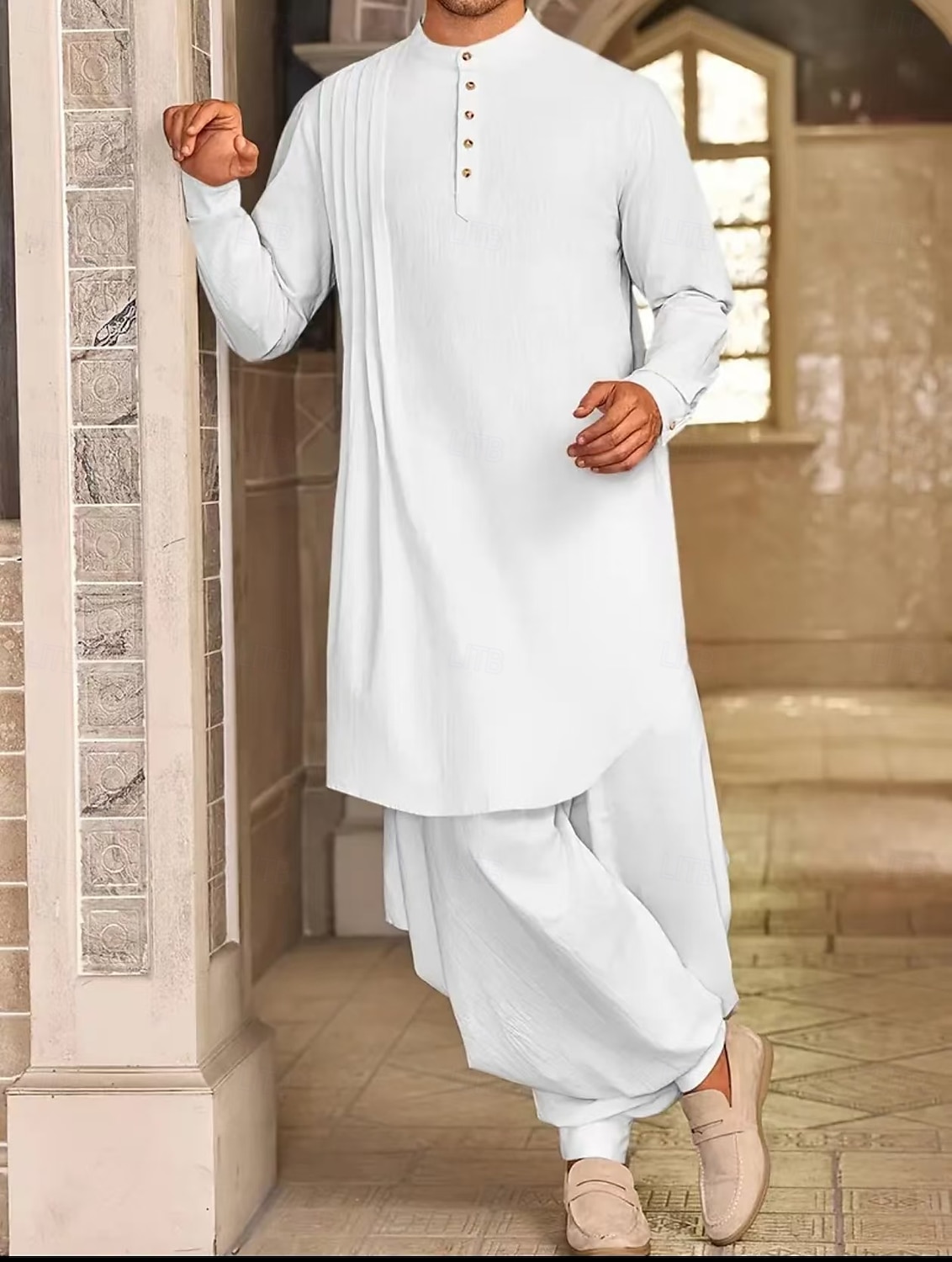 Férfi Vászon ing Dubai iszlám arab muszlim Ramadan Felnőttek Akrobatatrikó / Egyrészes 2025 - $32.99 –P2