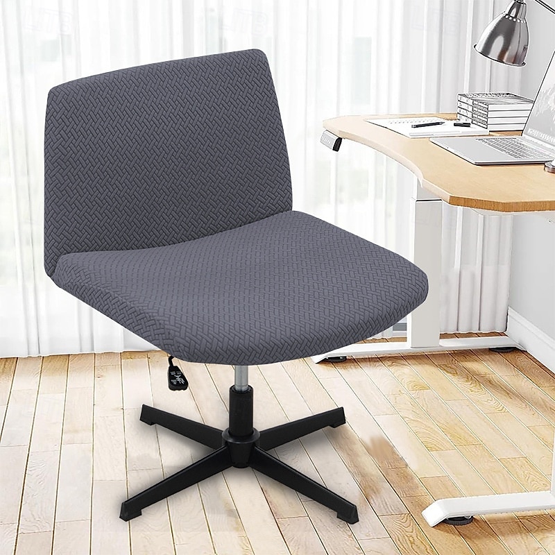 Armless Chair Cover, Cat Scratch Proof Soft Office Desk Chair Slipcovers Washable Work Chair Cover for Office Computer Gaming Chair 2025 - $8.99 –P11