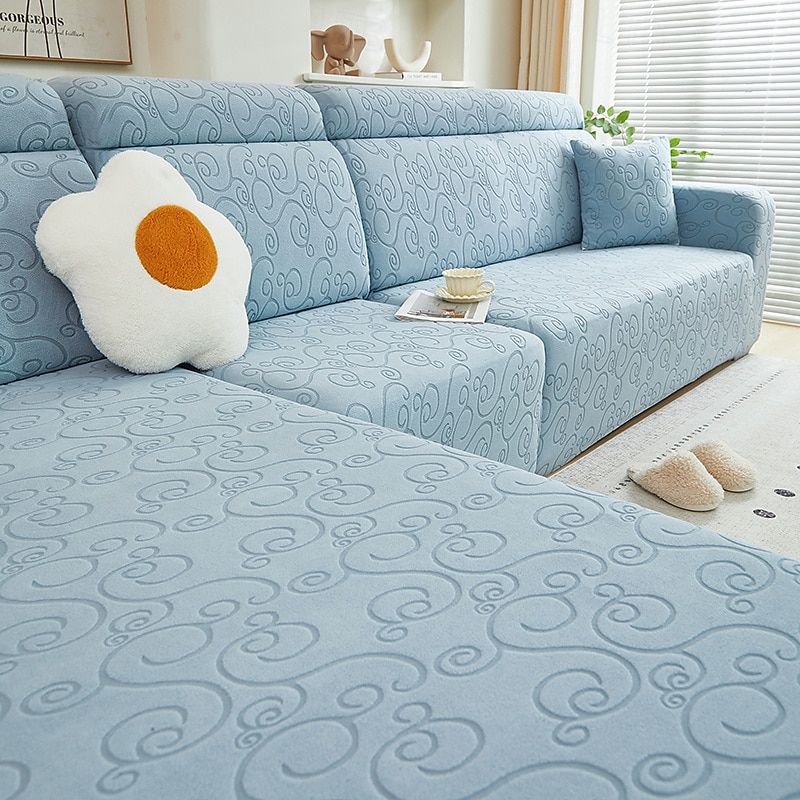 elastiskt jacquardtyg sofföverdrag stretch sofföverdrag sektionsl-form sofföverdrag hörnfodral för vardagsrum 1/2/3/4 sits 2025 - $43.99 –P7