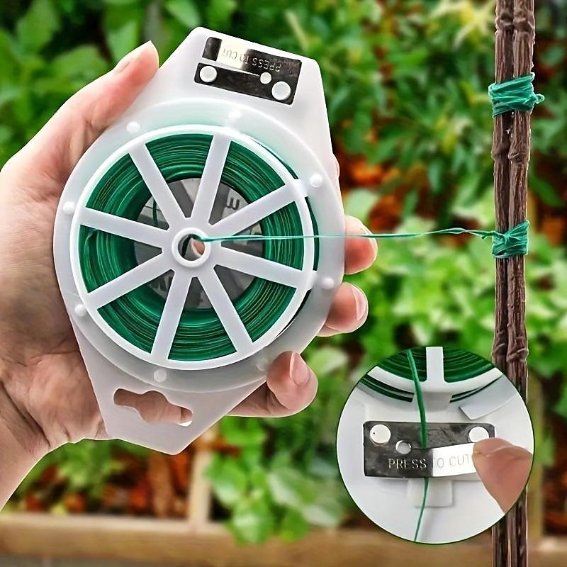 fascette verdi con taglierina, fascette per piante da giardino riutilizzabili, fascette verdi per giardinaggio piante pomodori legare fascette da giardino per piante, fascette da giardino fiori del 2025 a $3.49 –P3