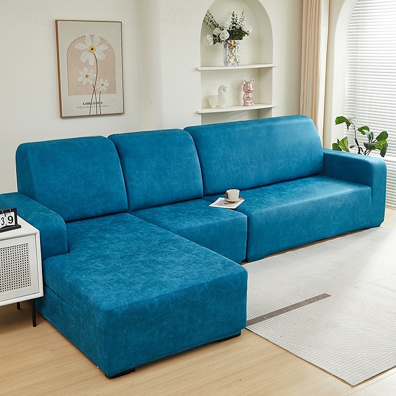 pu skinnsofa sofa pute slipcover vanntett elastisk sofatrekk loveseat sofa møbelbeskytter for stue 2025 - $45.99 –P13
