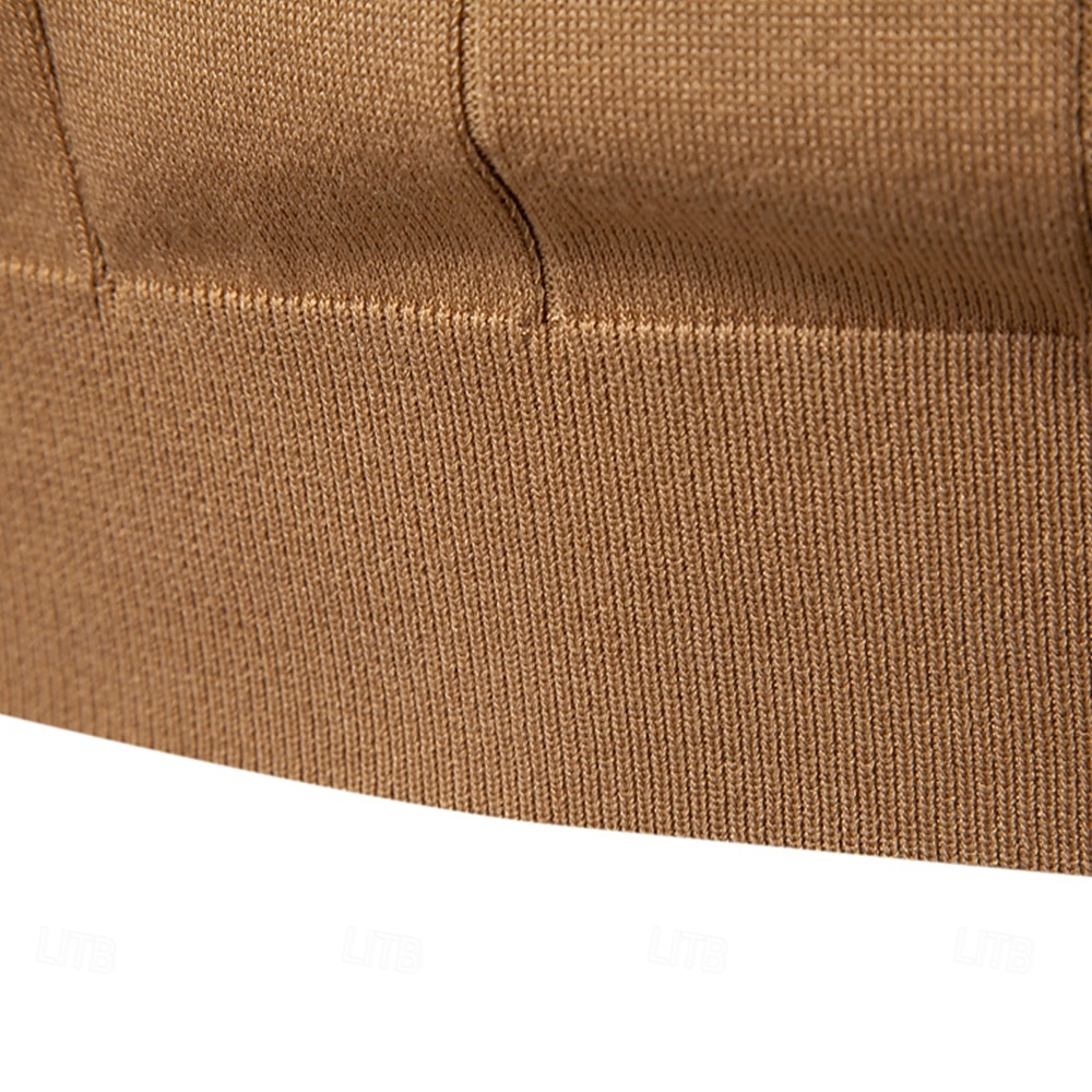 Miesten Polo Neulo poolo Muodollinen Työ Sänkyjen avaus Neljänneksen postinumero Lyhythihainen Yhtenäinen väri Sulkea jnk vetoketju Kevät Tumman harmaa Musta Valkoinen Laivaston sininen Khaki Harmaa 2025 - $27.99 –P39